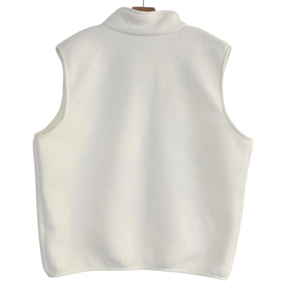 NIKE Men’s Sportswear Club Winterized Sherpa Vest White NEW - Picture 3 of 10